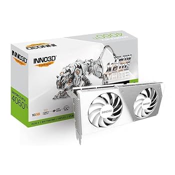 INNO3D4060TIWH-INNO3D RTX4060 TI Twin X2 16GB White Geforce Nvidia كرت شاشة