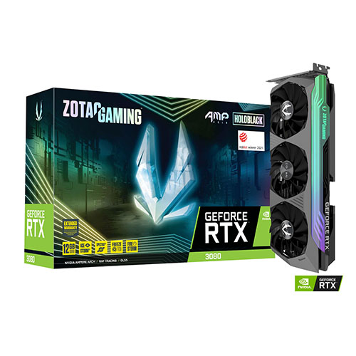 ZOTAC Gaming GeForce RTX 3080 AMP HOLO lhr 12GB كرت شاشة