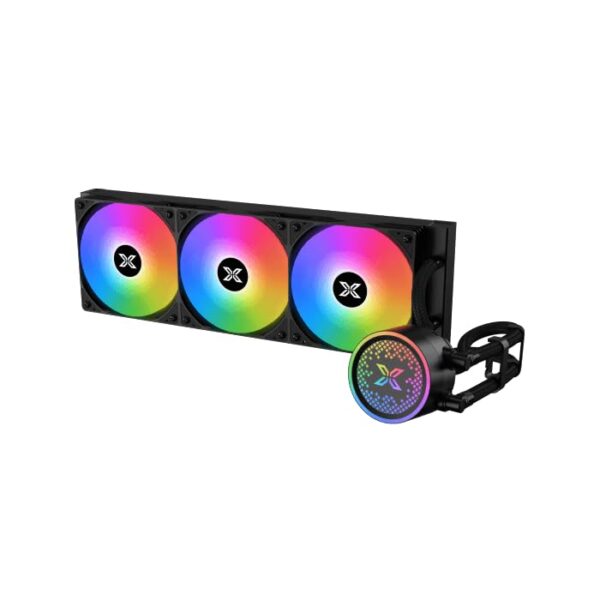 86868068 EN42997-Xigmateck X 360 Liquid Fenix Black سيجماتيك مبرد مائي 3 مراوح