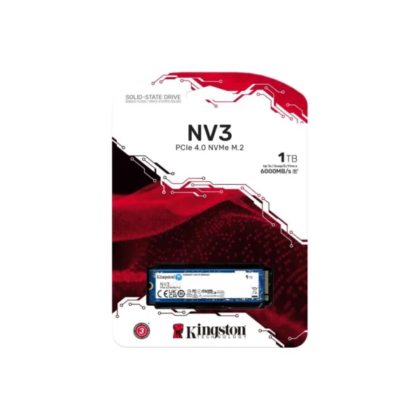 SNV3S/1000G-Kingston 1TB M.2 NV3 6000MB-5000 mbs هاردسك كنجستون