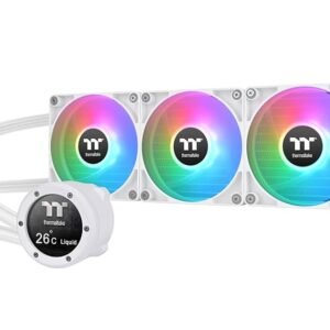 CL405-PL12SW-A-Thermaltake TH360 V2 Ultra ARGB Sync All-In-One Liquid Cooler White مبرد مائي 3 مراوح ترملتيك