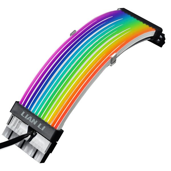 strimer PW24-1W-Lian Li PW24-V2ADDREESSABKE RGB Wirless Strimer Plus 24 Pin ليان لي ستريمر المازر بورد