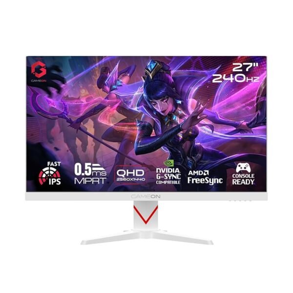 71Zu1UKzoQL._UF894,1000_QL80_ GOAD27QHD240IPSW-GameON Dominator 27 QHD 2K 240HZ 0.5ms White IPS شاشة