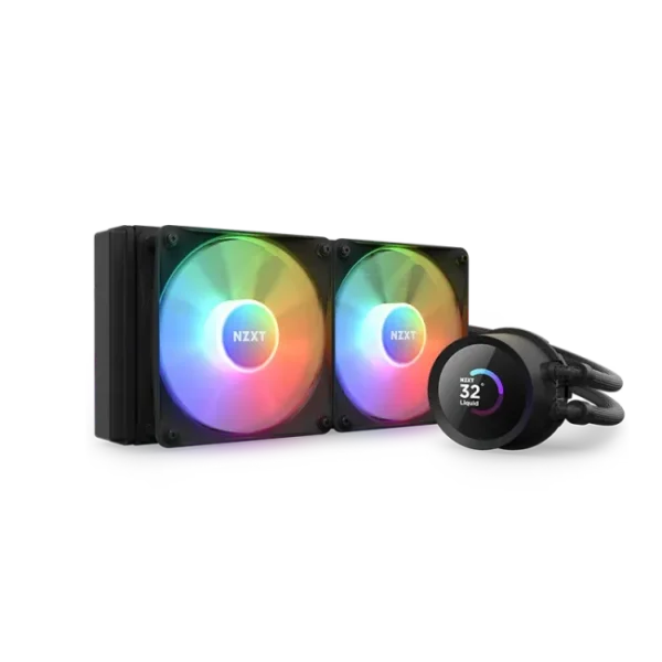 75705750570 RL-KR240-B1-NZXT Kraken 240 LCD RGB Black مبرد مائي
