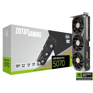 ZOTAC Geming GeForce RTX 5070 Solid OC DLSS 4 12GB GDDR7 كرت شاشة
