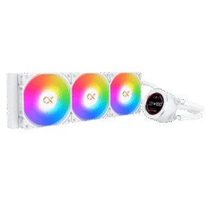 EN40443-Xigmateck X 360 Liquid Frozr-O White مبرد مائي سيجماتيك 3 مراوح