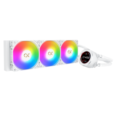 7575750757 EN40443-Xigmateck X 360 Liquid Frozr-O White مبرد مائي سيجماتيك 3 مراوح