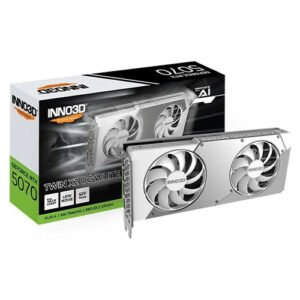 7575757057 INNO3D RTX5070 12GB DUAL fan oc White كرت شاشة انيو