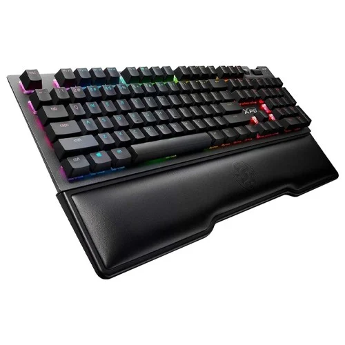 8758057857 SUMMONER4C-BKCWW-XPG Summoner RGB Gaming Mechanical Keyboard with Cherry Silver Switch and Wrist Rest كيبورد اكس بي جي احترافي بسلك
