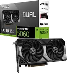 download 90YV0N12-M0NA00-ASUS Dual Gaming Nvidia GeForce RTX 5060 8GB (2XFAN) - GDDR7 كرت شاشة