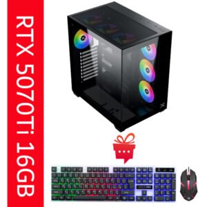 PC Build 98 Intel Core i7 14700KF 32GB Ram DDR5 RTX5070Ti 16GB تجميعة بي سي