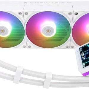 5757057507 RAD.GV360.00-Thermalright Grand Vision 360 ARGB White CPU AIO Cooler,PC 360 Specification Water Cooler System,IPS LCD Screen مبرد
