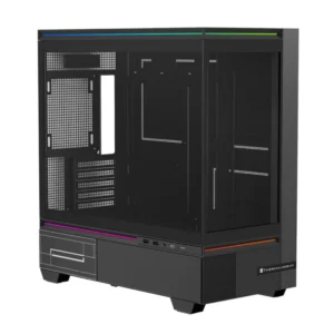 7570575705 CASE.TLM10V.01-ThermalRight TL-M10 Vision M-ATX computer case with 6.9inch LCD screen 4 fans Black كيس