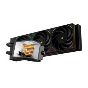 7575757057 RAD.WOVI360.00-Thermalright Wonder Vision 360 UB ARGB Black CPU Water Cooler Curved Screen مبرد معالج