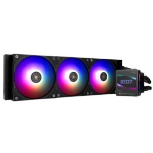 EGEGEGEGE RAD.GV360.001-Thermalright Grand Vision 360 ARGB Black CPU AIO Cooler,PC 360 Specification Water Cooler System,IPS LCD Screen مبرد