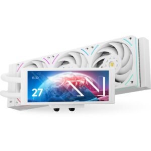 EGEGERGEGEQGE RAD.TROV360.01-Thermalright Trofeo Vision 360 ARGB White CPU Liqud Cooler,6.86-inch Magnetic IPS LCD Screen with 2400x1080 مبرد