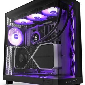 61wtmWQWVtL._AC_UF1000,1000_QL80_ NZXT H6 FLOW Black RGB Case كيس ان زد اكس تي