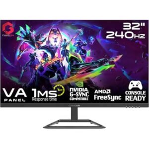 71ZyX4jVNZL._AC_UL495_SR435,495_ GameOn Monitor 32" Full HD 1MS 240HZ VA Panel Gaming Monitor شاشة قيم اون احترافية