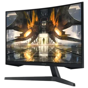 LS27AG550EMXUE-Samsung 27 Monitor Odyseey G5 WQHD (2560x1440) 1MS 165HZ 1000 Courved VA Panel سامسونج شاشة احترافية