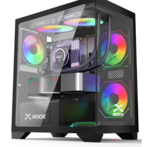 Screenshot 2025-11-02 173140 BOLT BLACK-HOOK Case Bolt Black RGB 4 Fan كيس اتاك هوك