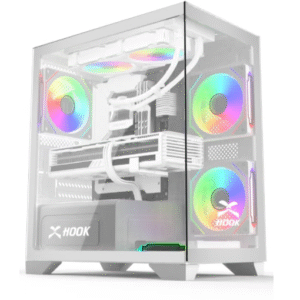 Screenshot 2025-11-02 173519 BOLT White-HOOK Case Bolt White RGB 4 Fan كيس اتاك هوك