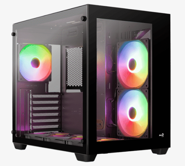Screenshot 2025-11-04 183454 Aero Cool Case Aerocool Dryft-G-BK-v2 Glass Edition Mid Tower كيس ايرو كول