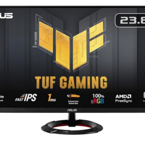 Asus TUF VG249Q3R Monitor – 23.8-inch, Full HD(1920x1080), 180Hz, Fast IPS, Extreme Low Motion Blur™, 1ms  شاشة اسوس