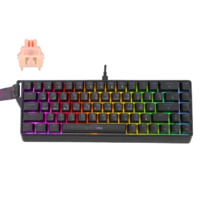 egegegeqgeqge GAMEON MAGPRO Series GOMG1K8-RS 60% RGB Magnetic Mechanical Wired Gaming Keyboard كيبورد