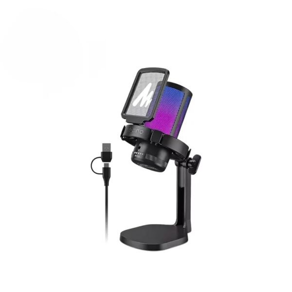 22d473fc-719a-4714-95fb-0d1d256c7ca0 DGM20-Maono GamerWave USB Gaming RGB Condenser Microphone مايك قيمنق