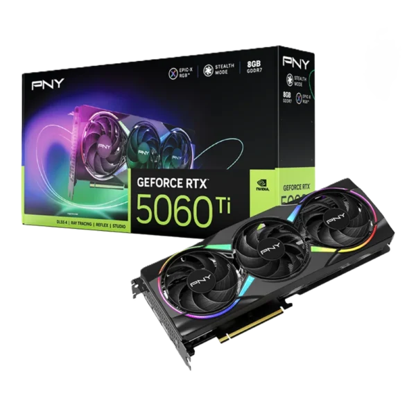 2NcfAoZi8IGvKCsUxv1Jle21tD-1000x1000 VCG5060T8TFXXPB1-0-PNY GeForce RTX™ 5060 Ti 8GB EPIC-X RGB™ Overclocked 3 Fan GPU كرت شاشة