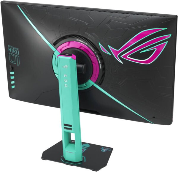 90LM0C7U-B01371-ASUS ROG Strix XG27ACMEG-G Hatsune Miku Edition Gaming Monitor, 27" Fast IPS Display, QHD Resolution, 260Hz Refresh Rate, 0.3ms Response شاشة اسوس