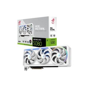 90YV0LV4-M0NA00-ASUS ROG Astral GeForce RTX™ 5080 16GB GDDR7 White OC Edition كرت شاشة