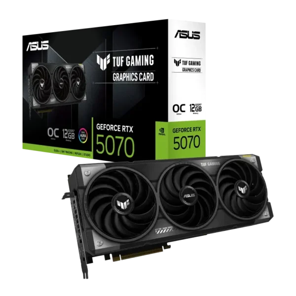 ASUS-TUF-Gaming-GeForce-RTX-5070-12GB-GDDR7-OC-Edition 90YV0LZ0-M0NA00-ASUS TUF Gaming GeForce RTX 5070 12GB GDDR7 OC Edition كرت شاشة