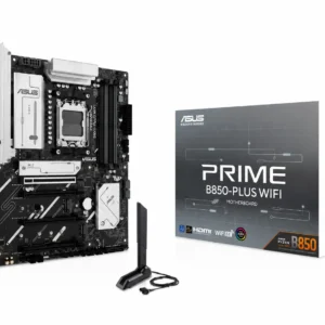 ChatGPT Image Jul 19, 2026, 07_42_53 PM 90MB1L80-M0EAY0-ASUS PRIME B850-PLUS WIFI AMD AM5 DDR5 ATX Motherboard لوحة أم أسوس
