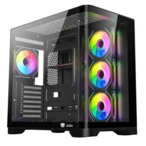 HOOK BOLT RX7600 16GB copy ASA Case Vanguard black كيس 7 مراوح
