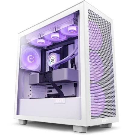 CM-H71FW-01-NZXT H7 Flow White ATX Mid-Tower Case كيس ان زد اكس تي