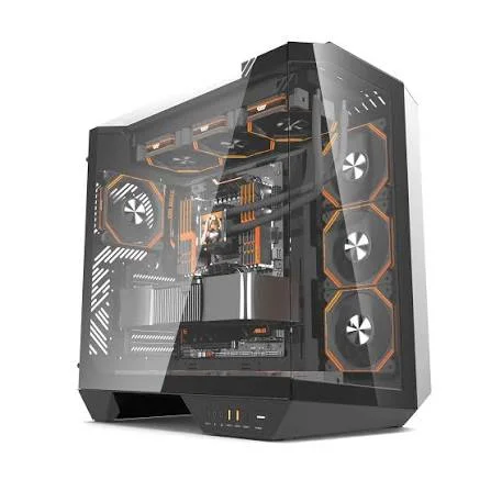 images (2) DY460-DarkFlash DY460 Black ATX Dual-Chamber Computer Case with 7 ARGB Fans كيس كمبيوتر