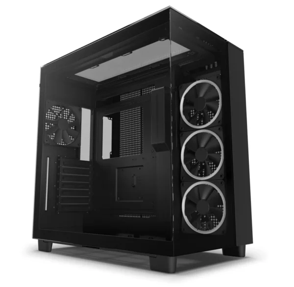CM-H91EB-01-NZXT H9 Elite Black Dual-Chamber ATX Mid-Tower Case كيس كمبيوتر