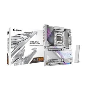 X870E A MASTER X ICE-GIGABYTE X870E AORUS MASTER X3D ICE AMD AM5 DDR5 ATX Motherboard مازر بورد جيجابايت
