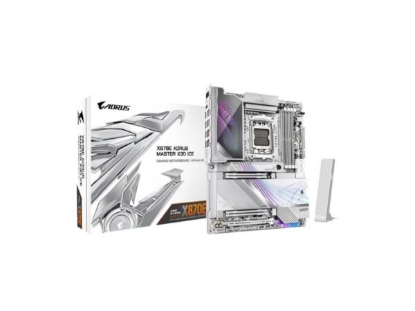 s-l1200 X870E A MASTER X ICE-GIGABYTE X870E AORUS MASTER X3D ICE AMD AM5 DDR5 ATX Motherboard مازر بورد جيجابايت